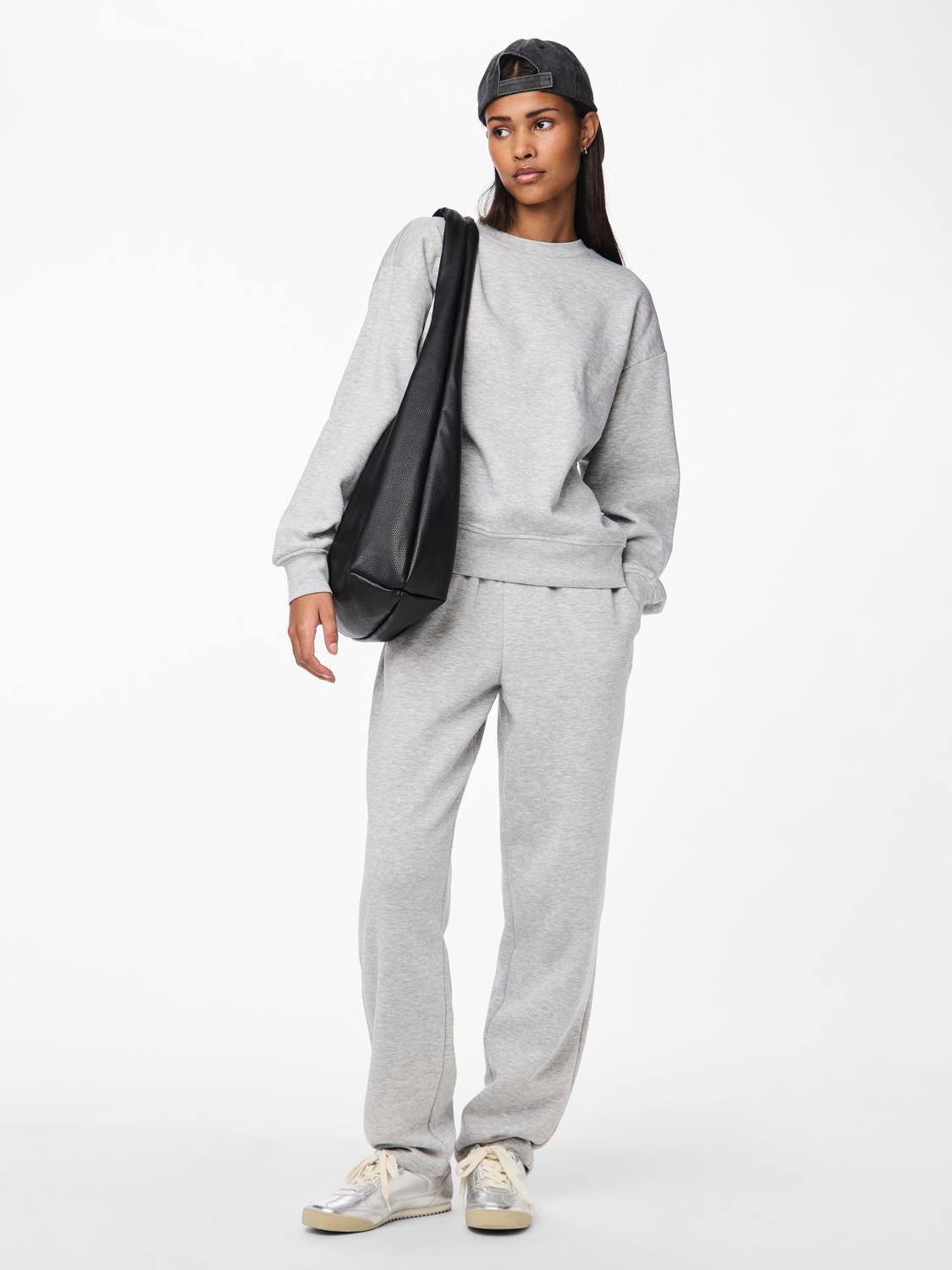 PCCHILLI Crewneck Sweatshirt - Light Grey Melange